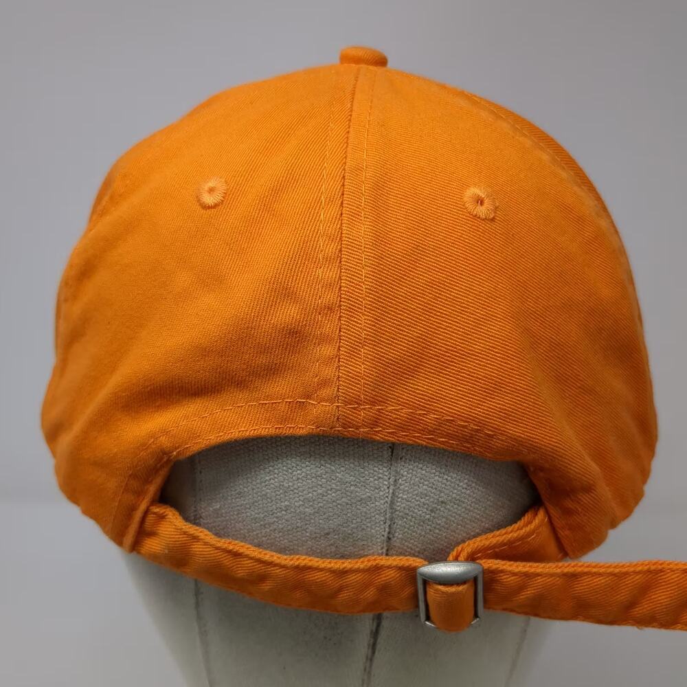 AMC Baseball Cap Orange OS Yellow Racing Embroidered Adjustable Slideback Hat - Picture 7 of 10